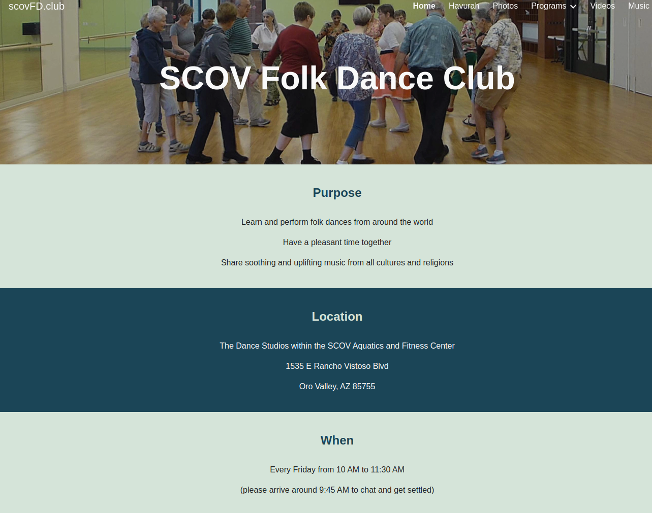 SCOV Folk Dance Club