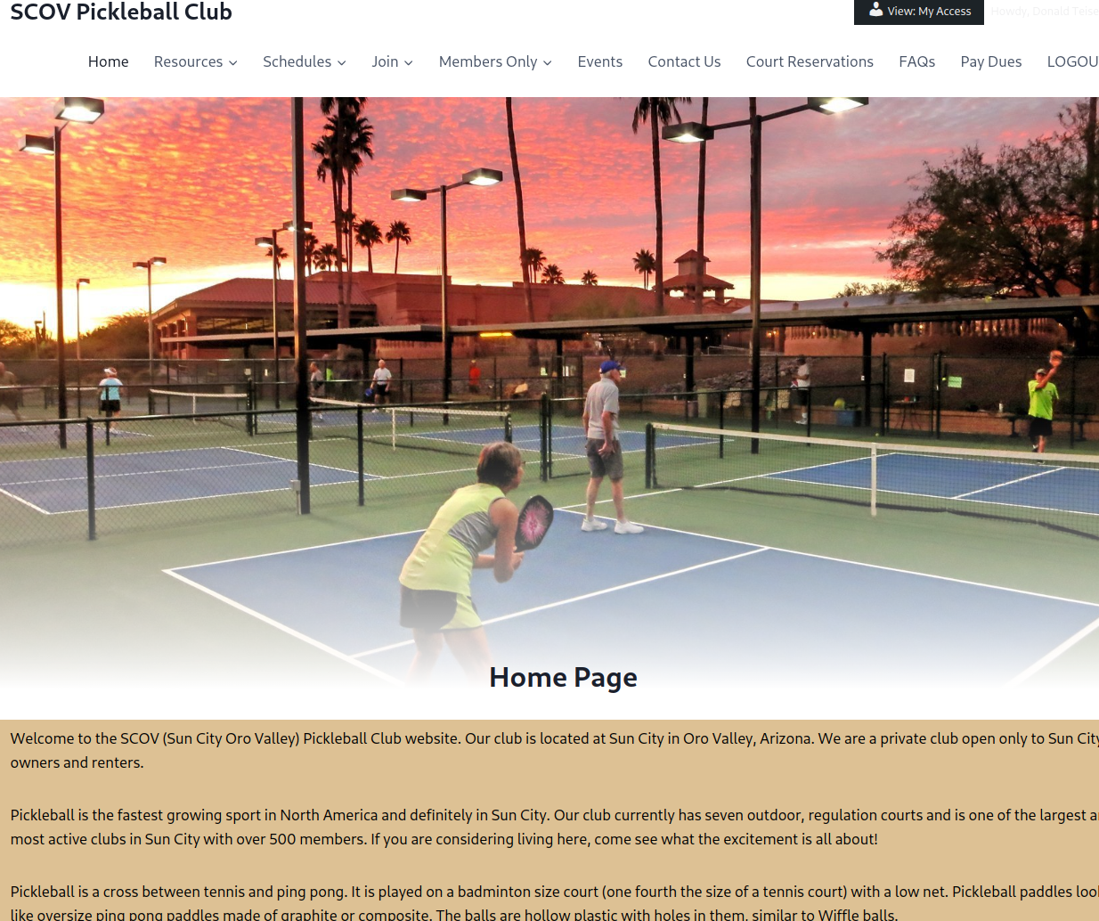 SCOV Pickleball Club